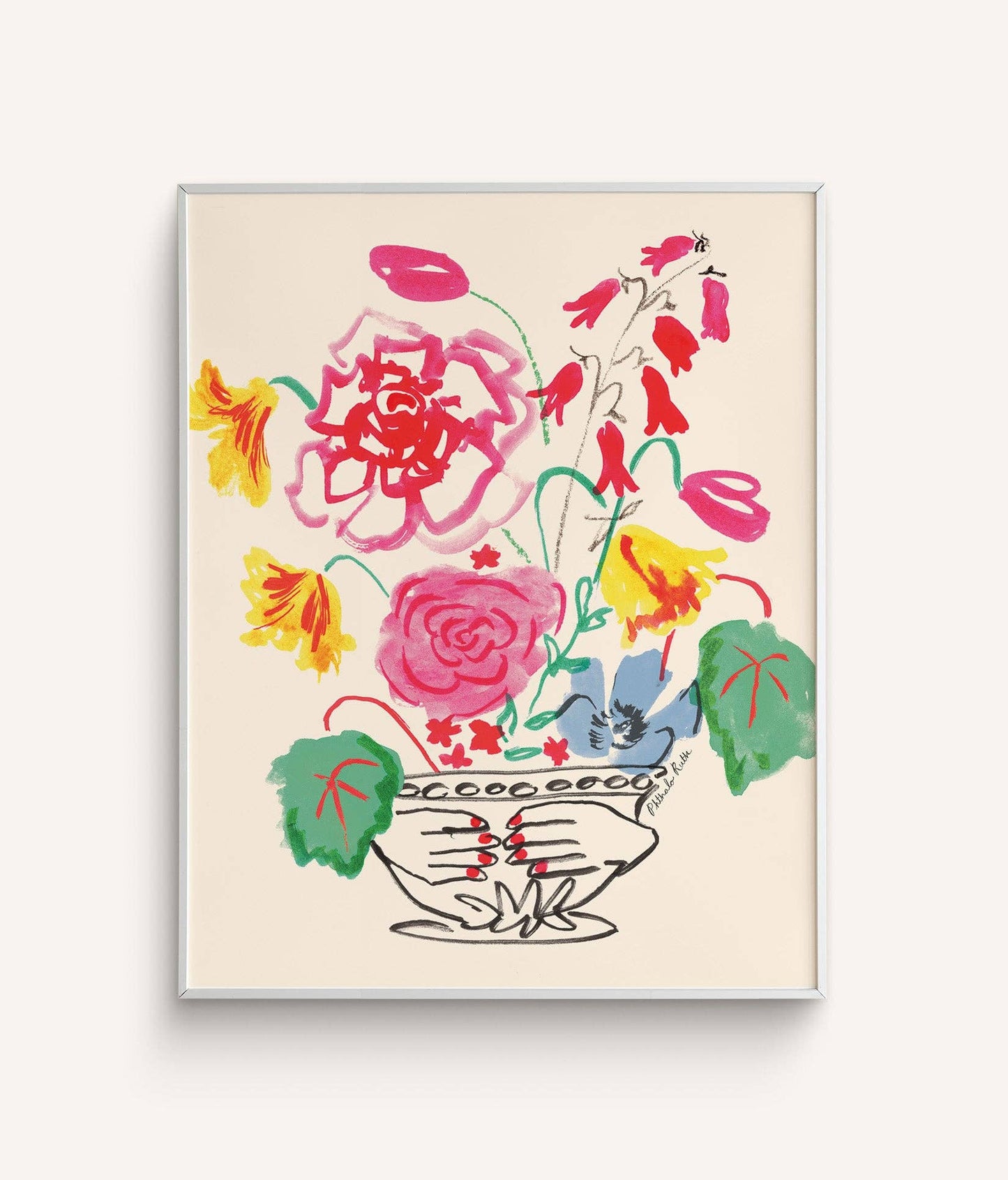 "Blooming Hands" Art Print - three sizes