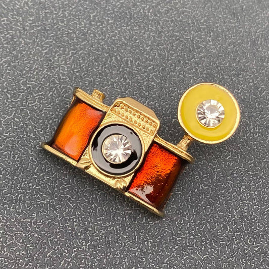 Vintage Camera Brooch