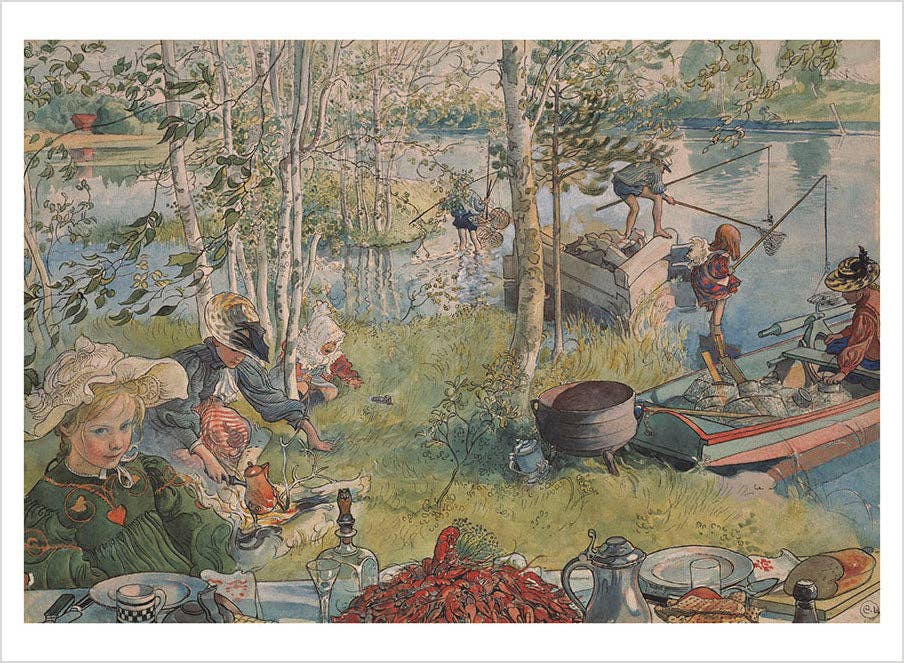 Carl Larsson Book of Postcards