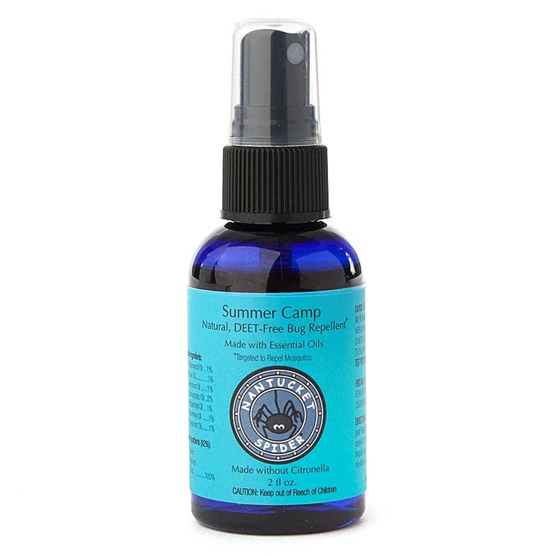 Summer Camp Natural Bug Repellent Spray for Kids: 8 oz