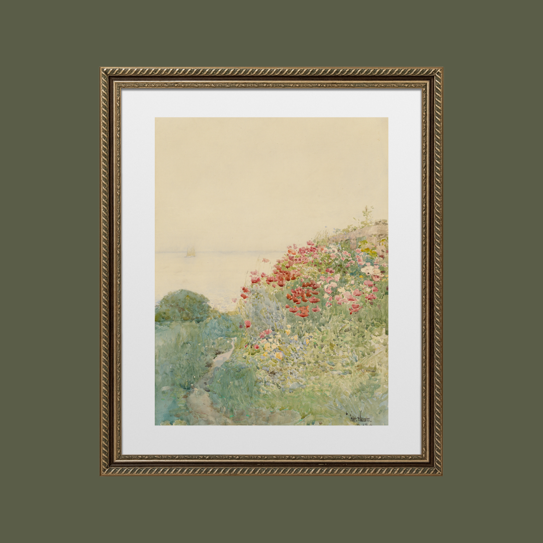 "Field of Poppies, Isles of Shoals" by Childe Hassam