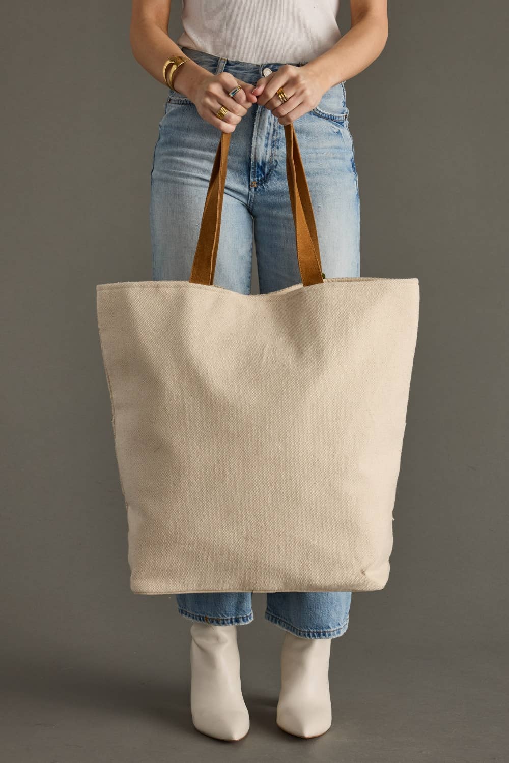 Woven Western Patterned Tote