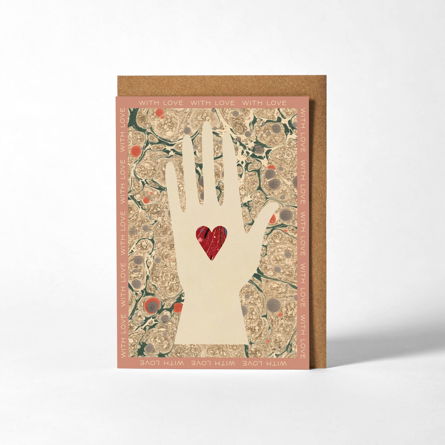 Greetings Card - Heart in Hand