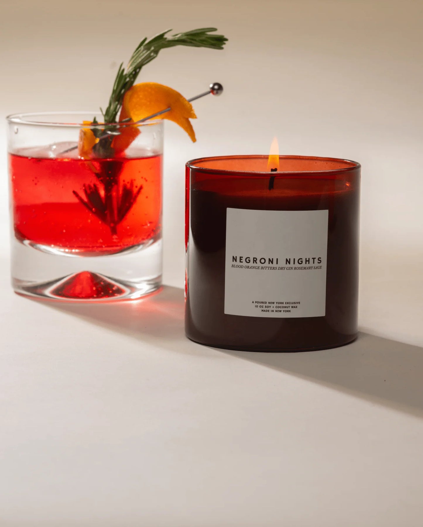 Negroni Nights Reed Diffuser by Poured NY