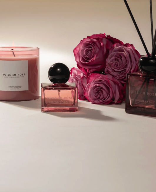 Voile en Rose Reed Diffuser by Poured NY