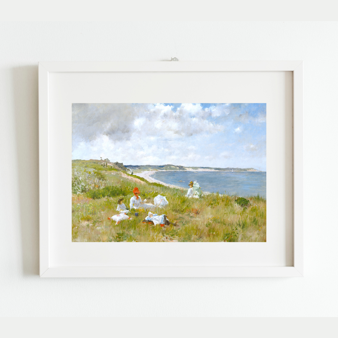 Idle Hours Coastal Landscape Print