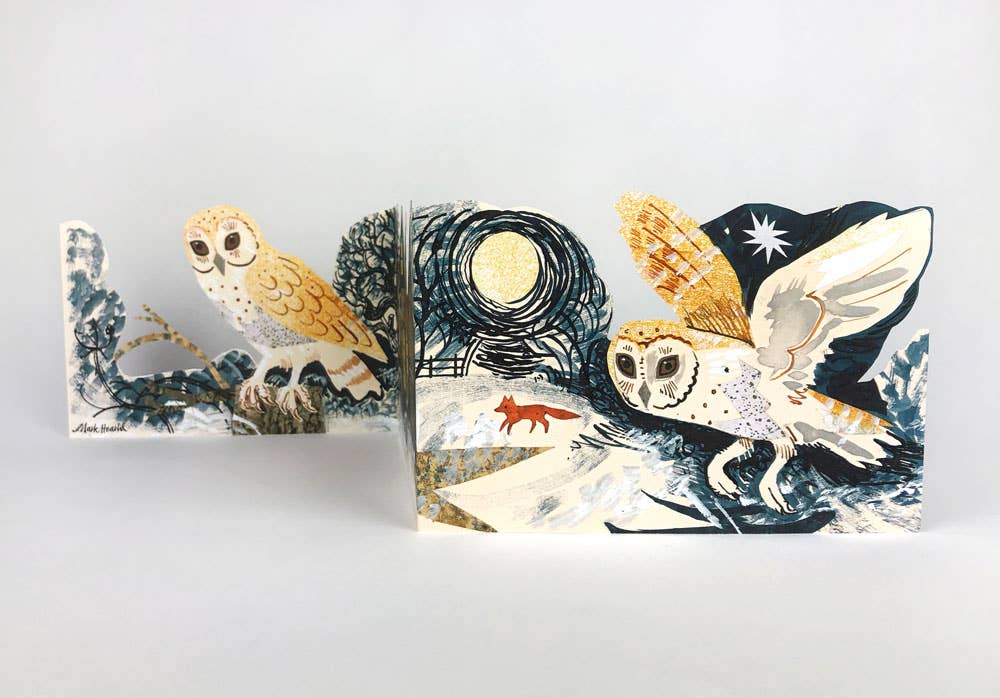 Silent Flight Collage Card - Mark Hearld