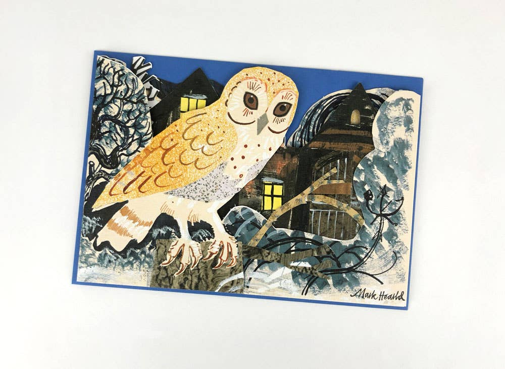 Silent Flight Collage Card - Mark Hearld