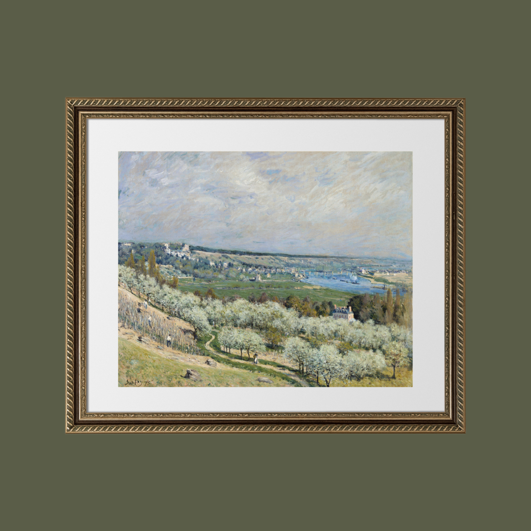 The Terrace at Saint-Germain Antique Art Print