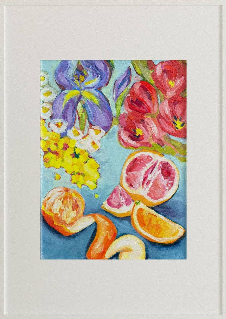 Citrus Blooms Print: 8 x 10