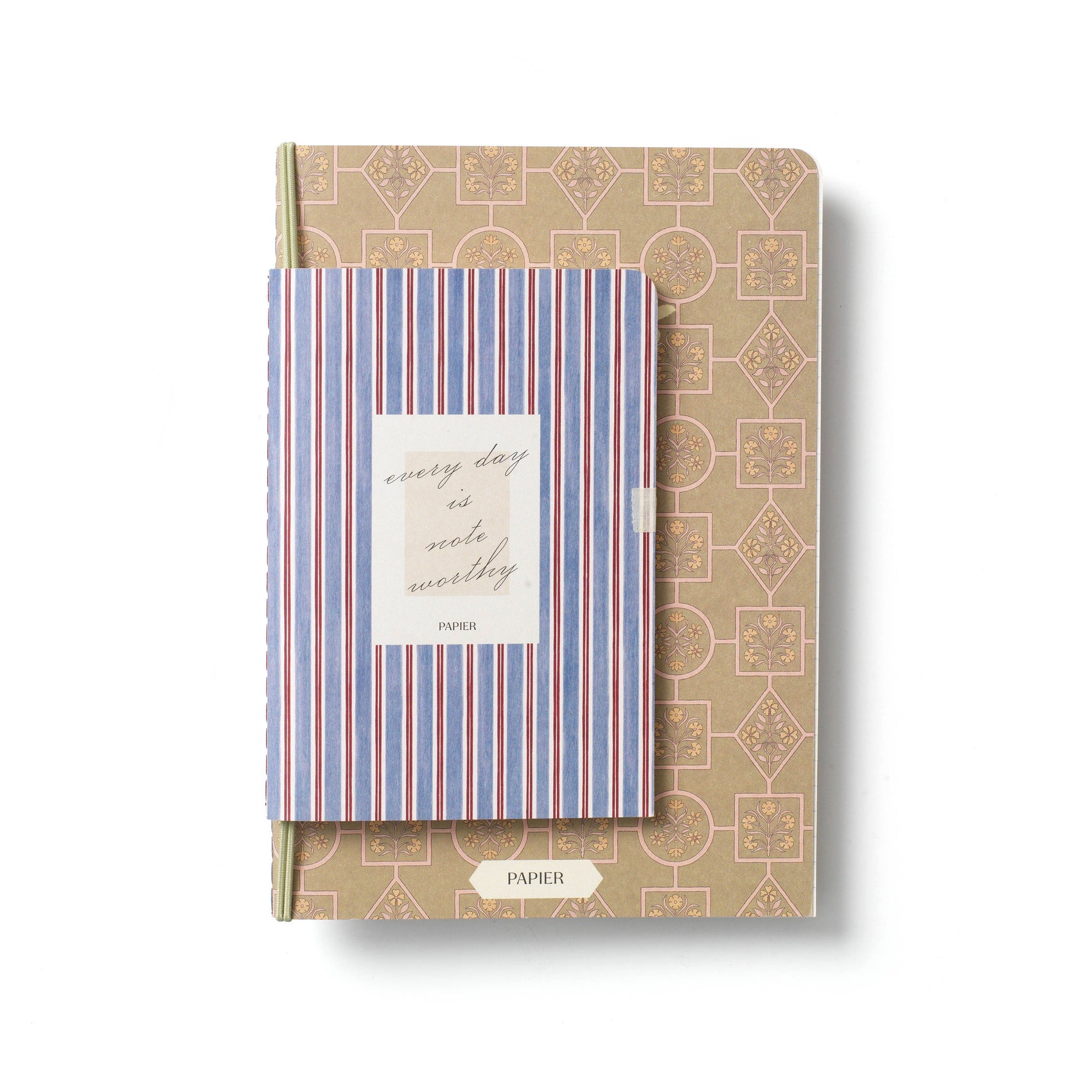 Notes & Stripes Softcover Notebook Set of 2 - A5 & A6