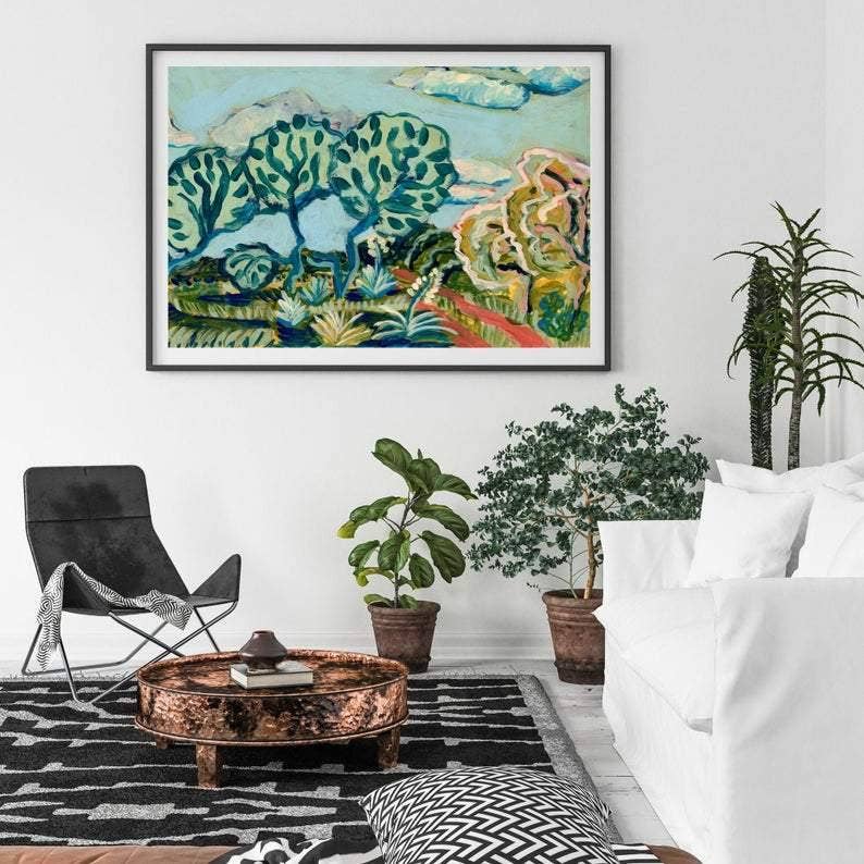 Wild Country Texas Ranch Print