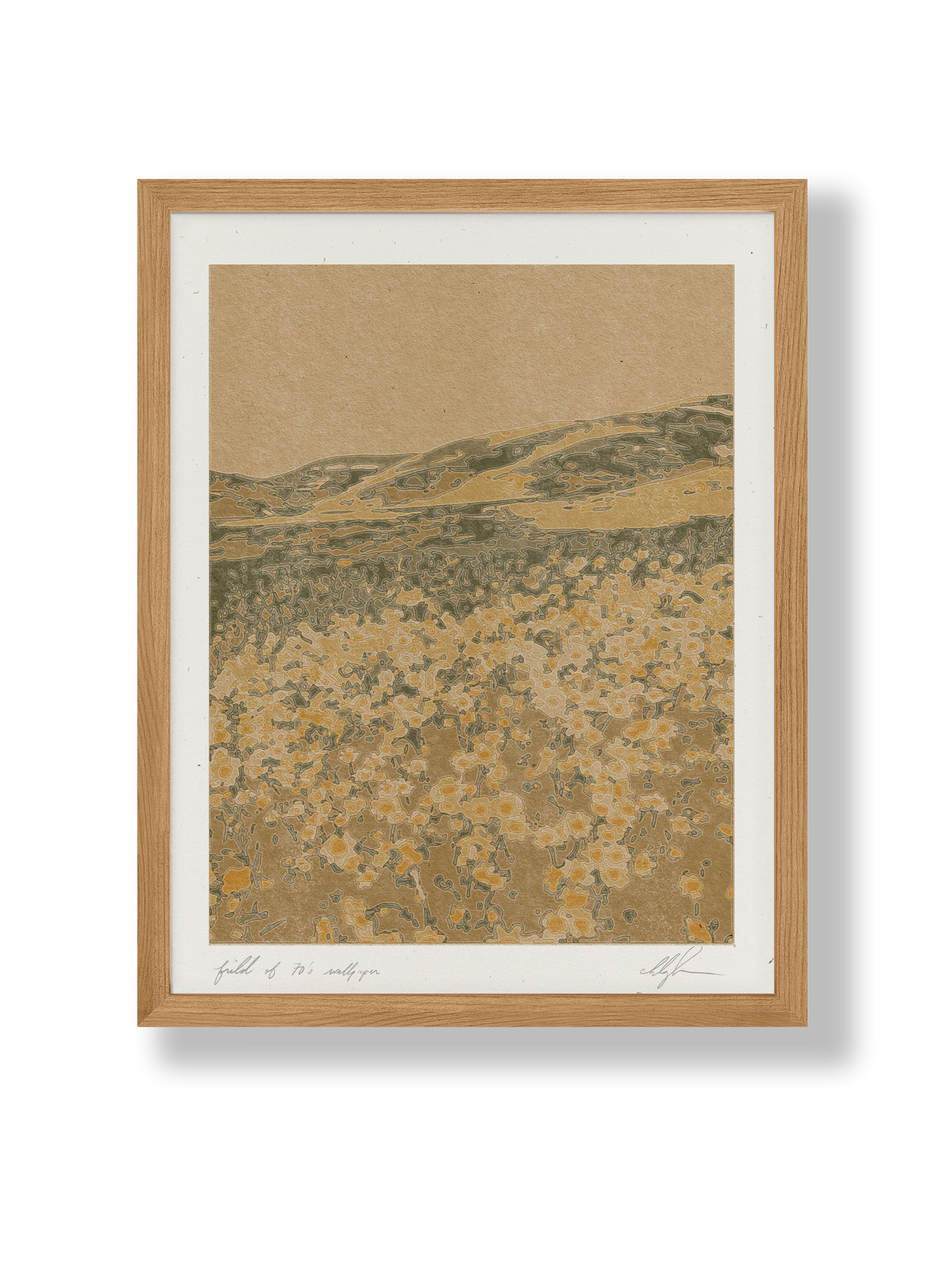 Field of 70's Wallpaper: 8.5 x 11