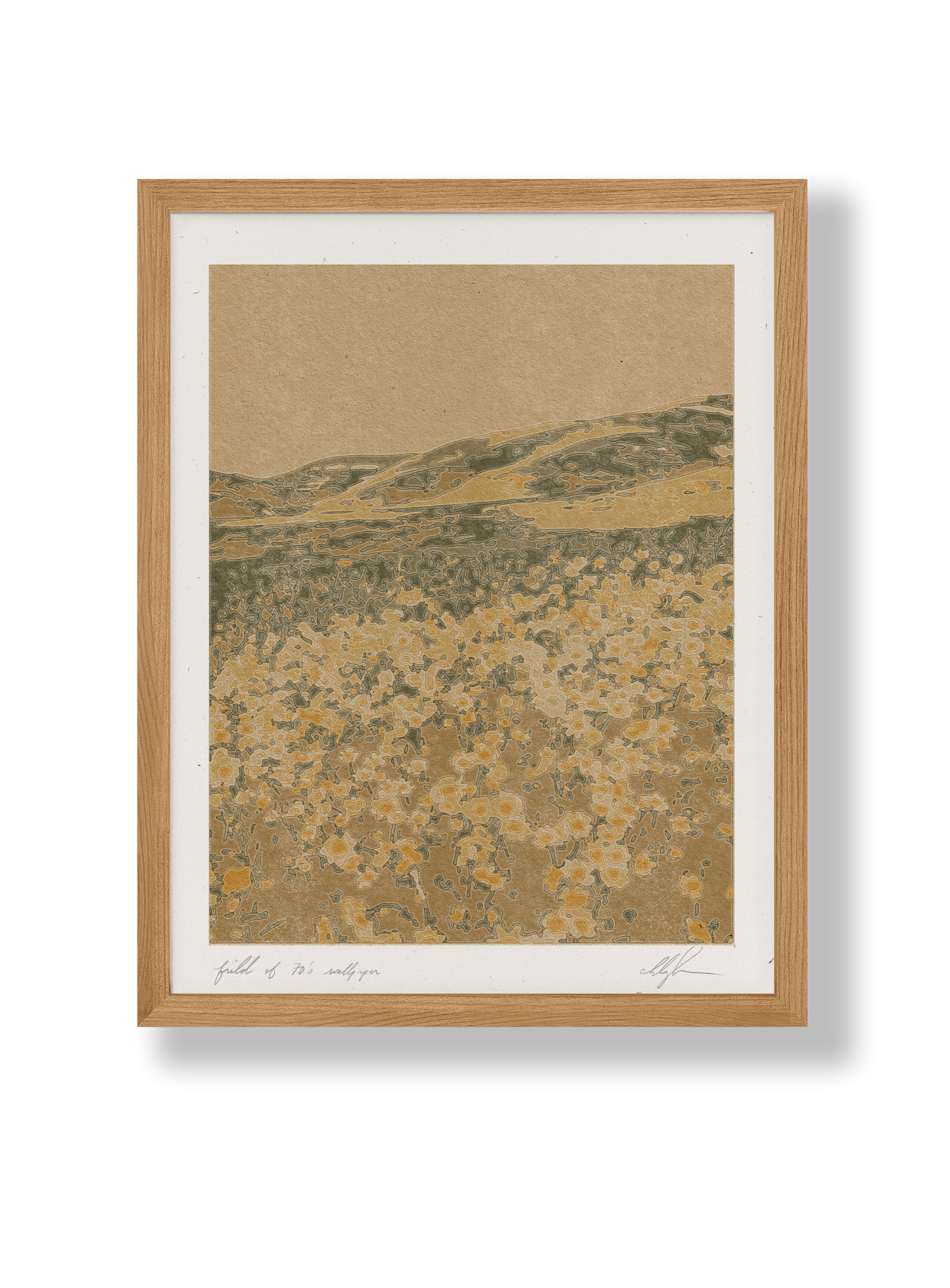 Field of 70's Wallpaper: 8.5 x 11