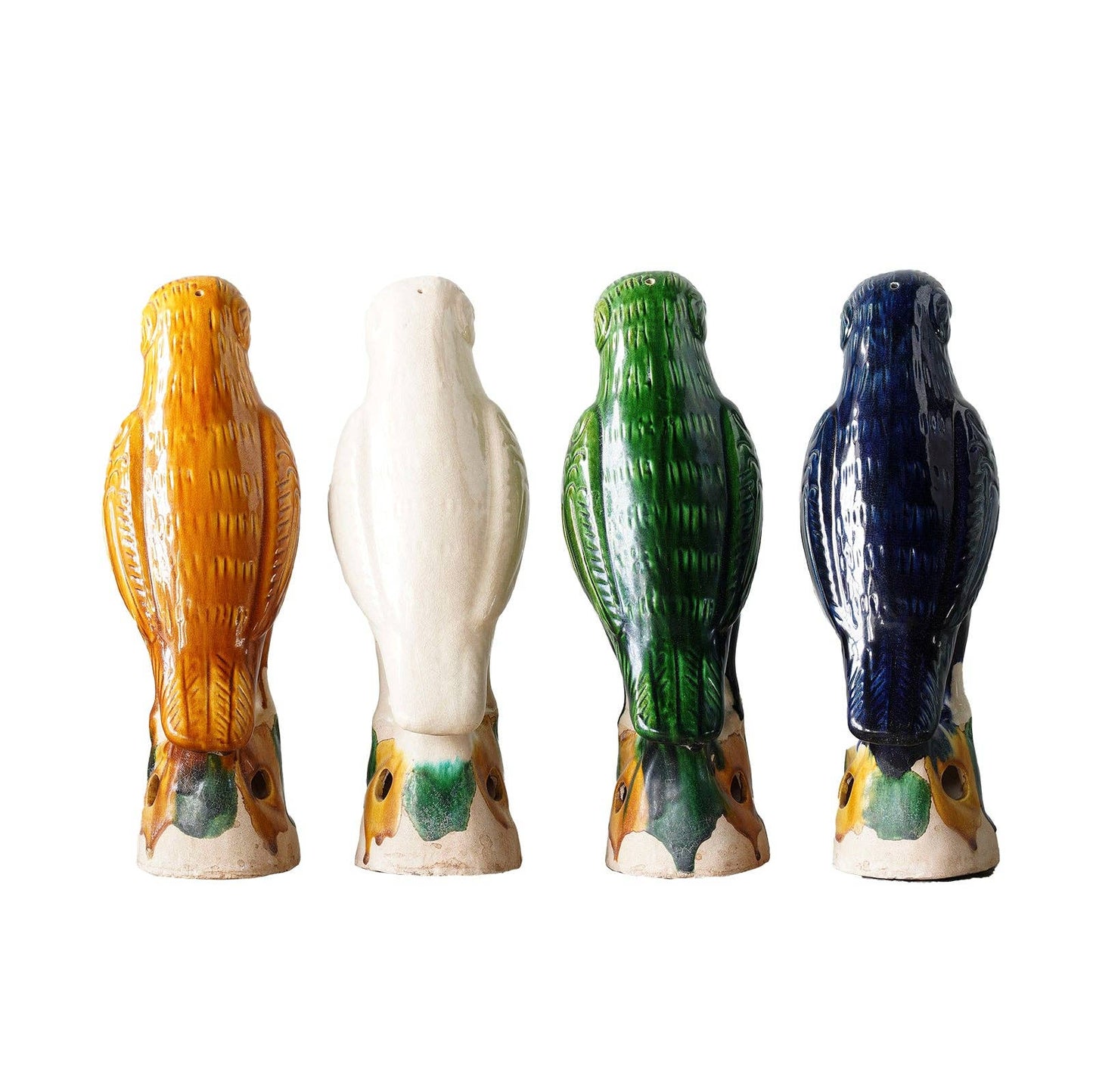 Jingdezhen Hand-Painted Porcelain Parrot