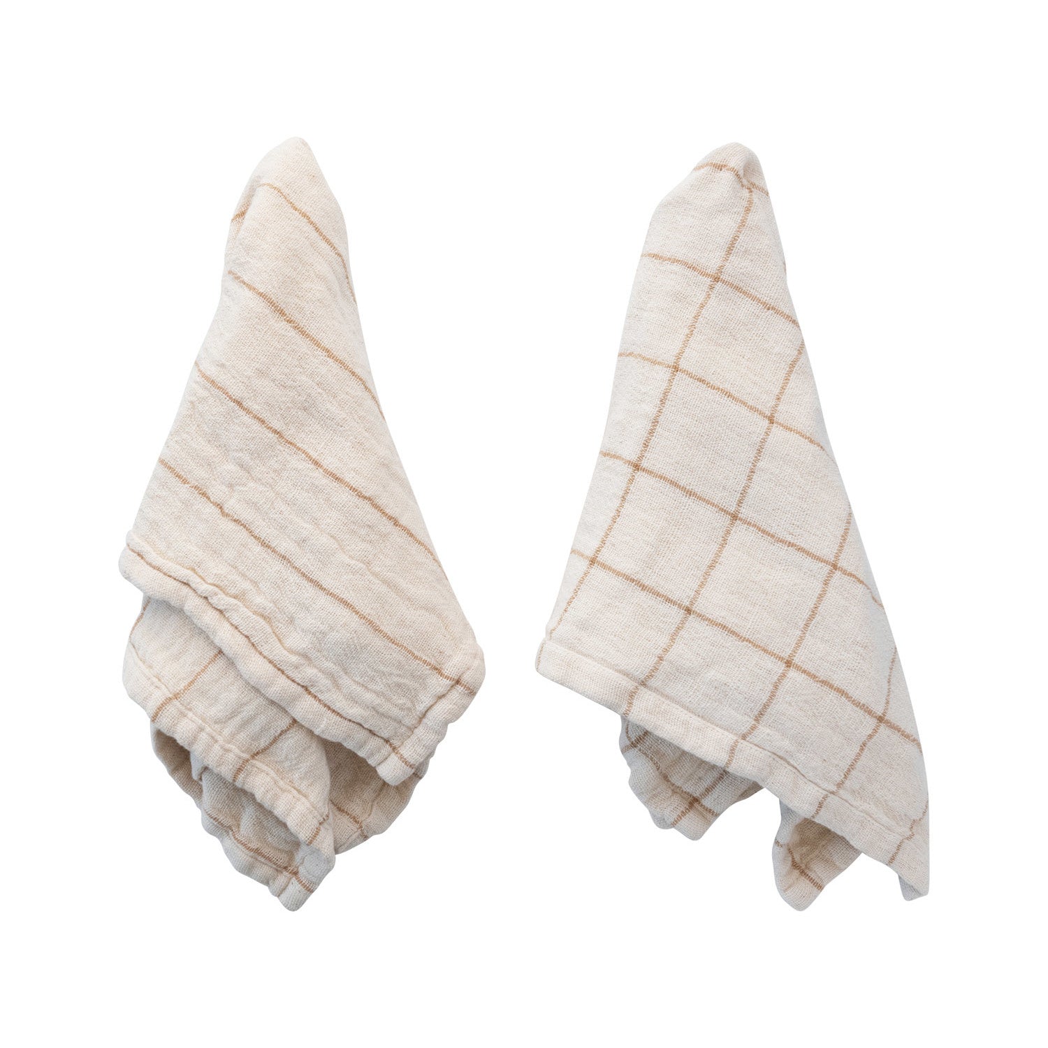 Gauzy Cotton Cloth Kitchen Towels -- Set of 4