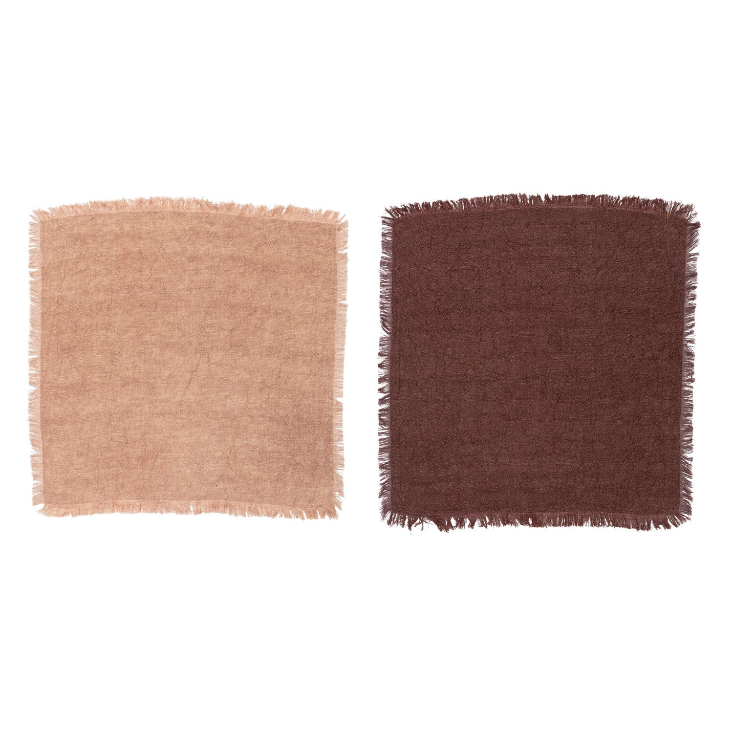 Stonewashed Linen Napkins -- Two Colors