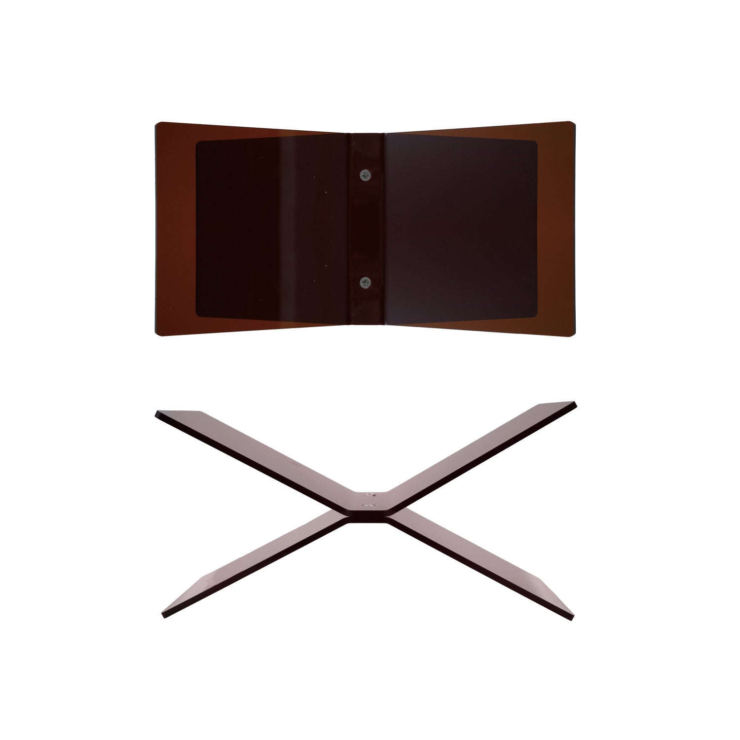 Acrylic Book Holder -- Amber Color