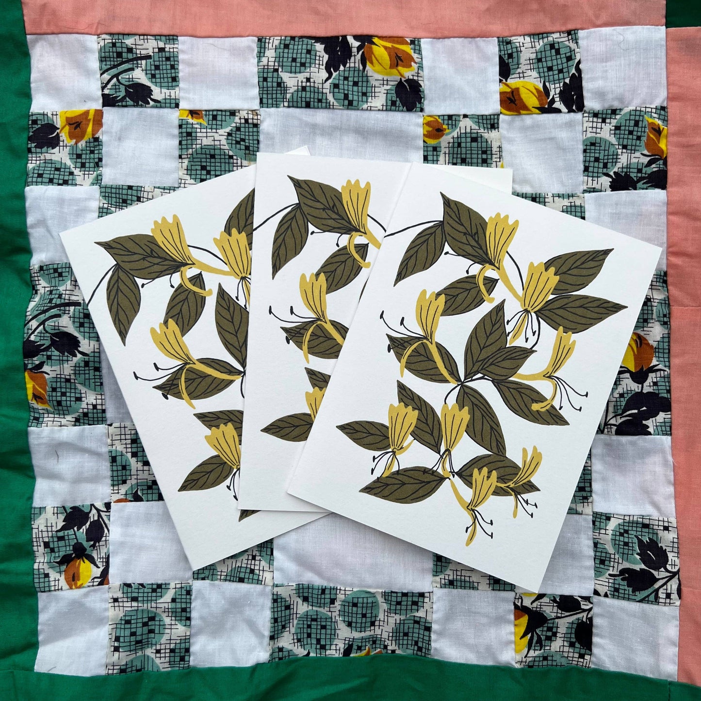 Japanese Honeysuckle - Invasive Pen Pal Cards: Individual Card