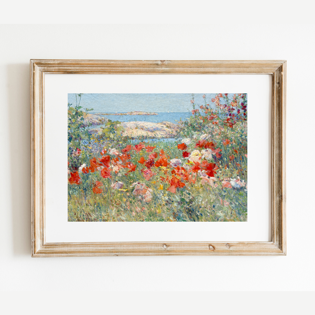 Isles in Maine Antique Art Print