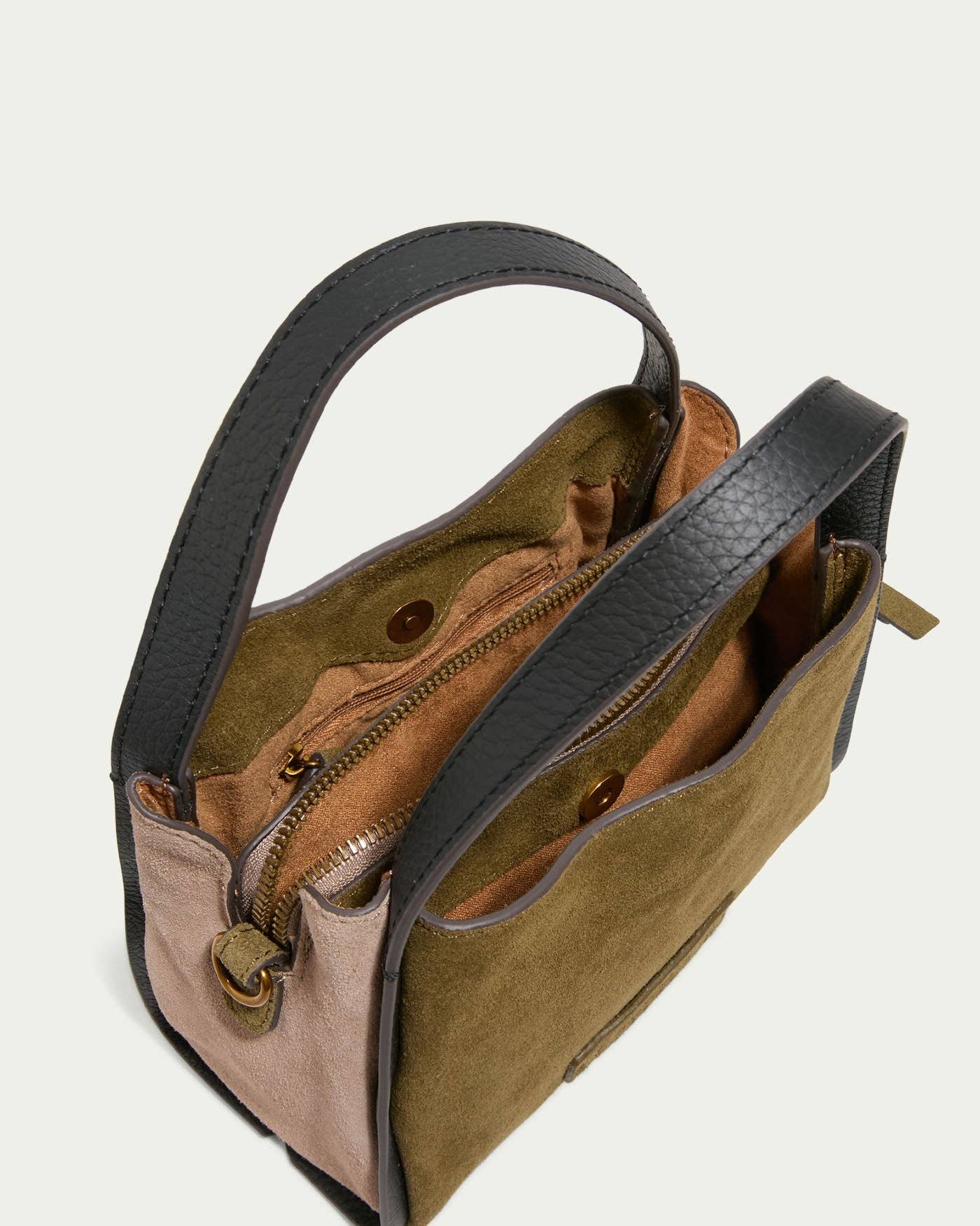 Auburn Suede Mini Crossbody