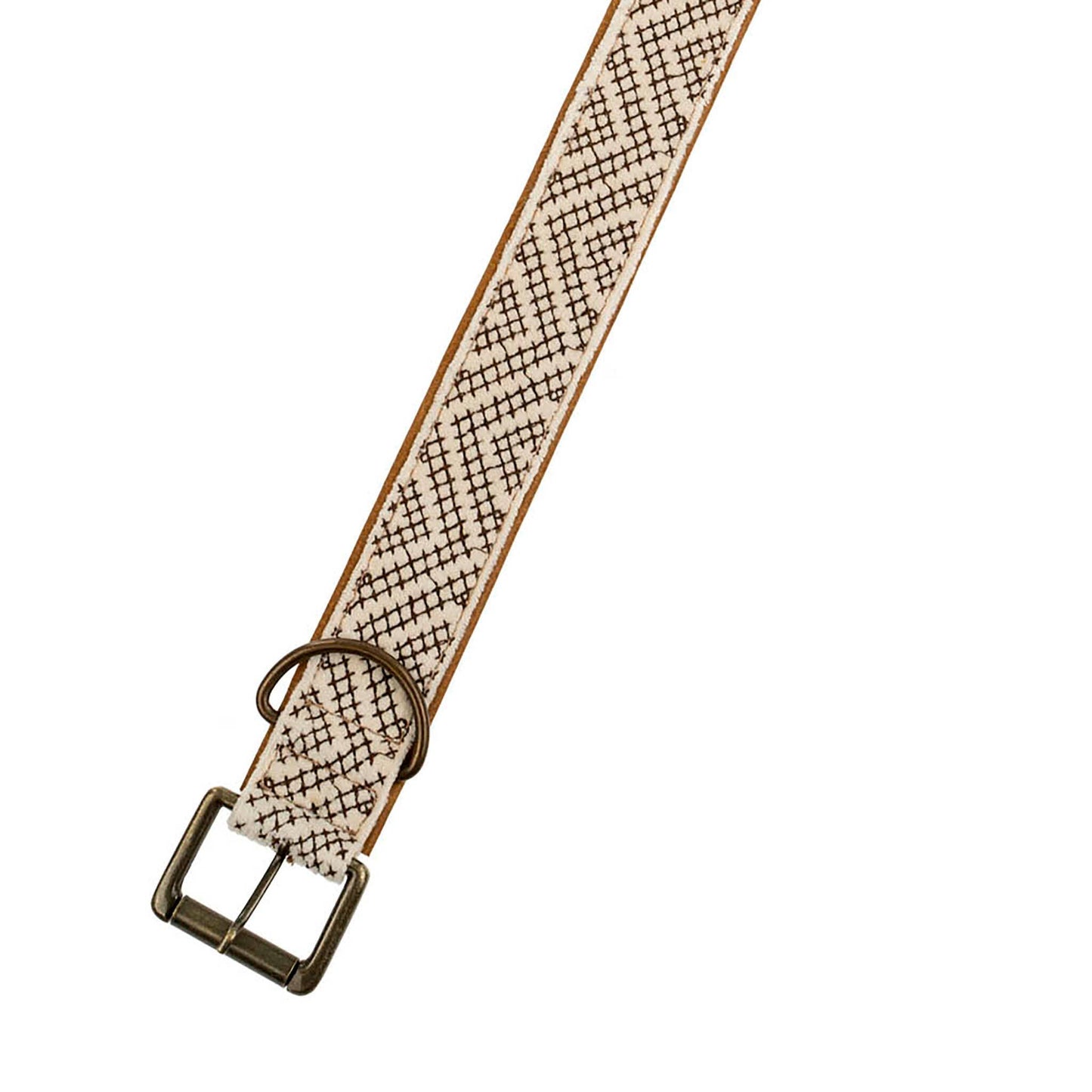 Tucker Embroidered Dog Collar L