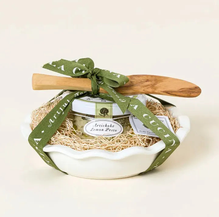 Artichoke Porcelain Baking Dish Gift Set