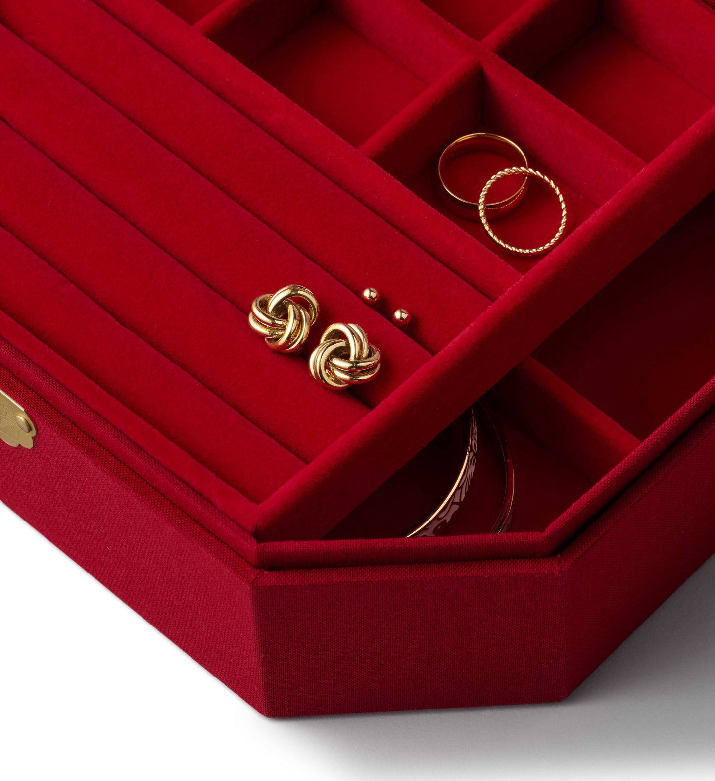 Gemma Embroidered Valentine's Day Jewelry Box