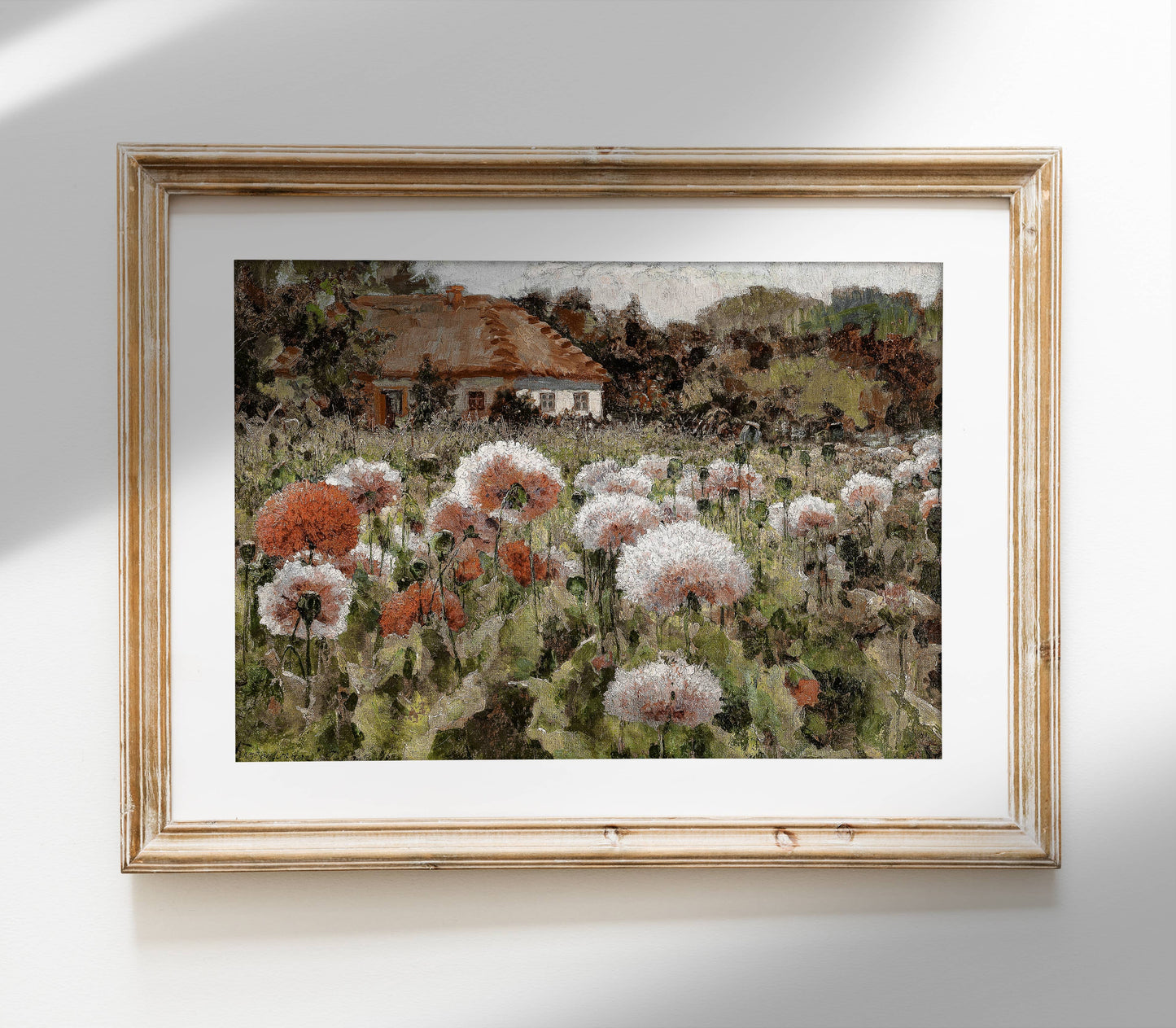 Blooming Spring Floral Painting Print 8"x10"