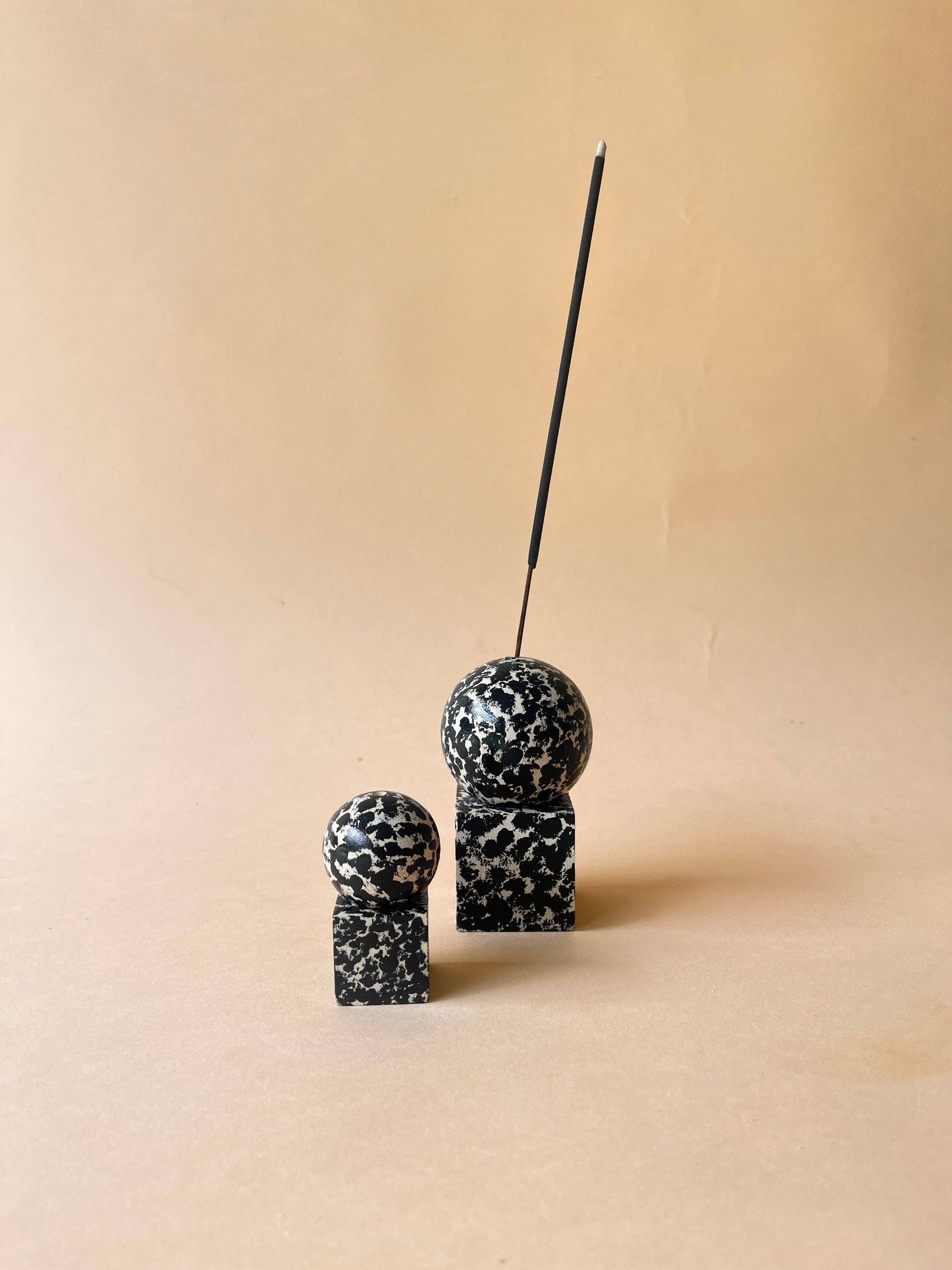 Wooden Incense Holder - Speckled