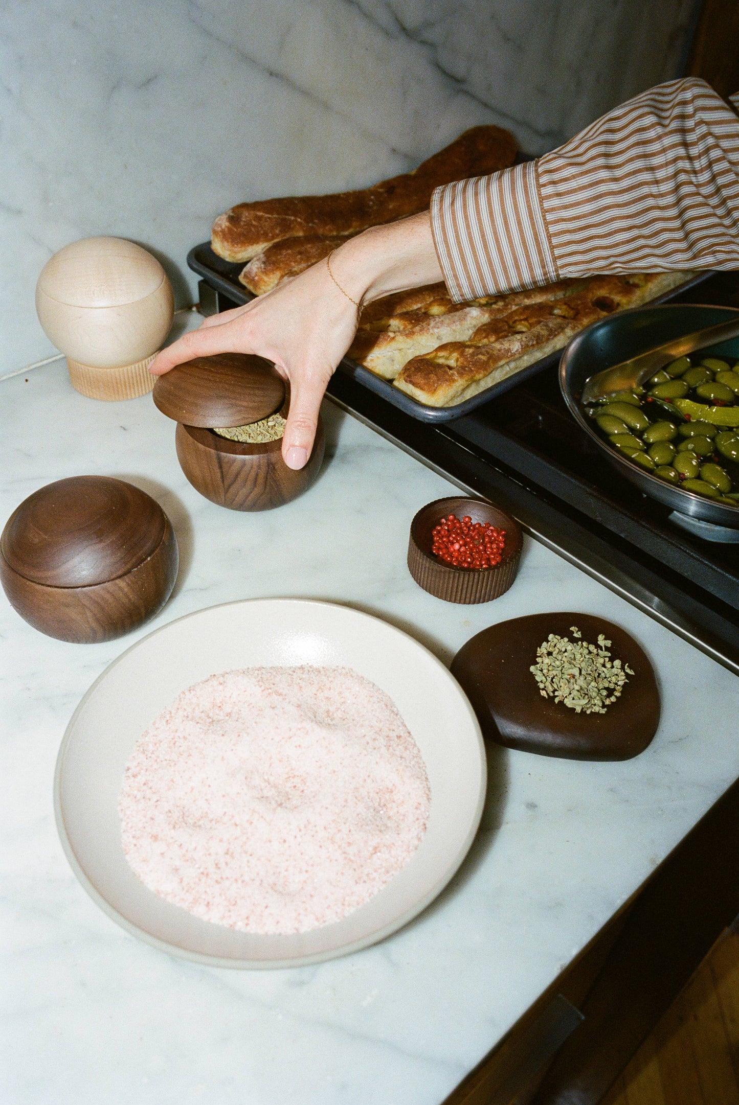 The Resting Stone: Seaglass + Glazed (Set of 2)