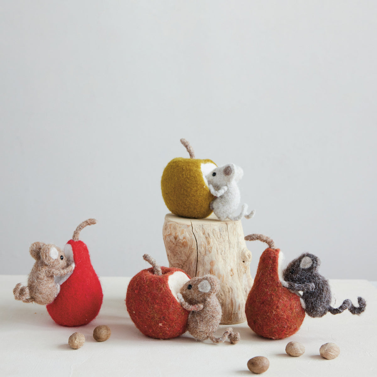 Autumn Wool Mouse - Available in 6 Styles