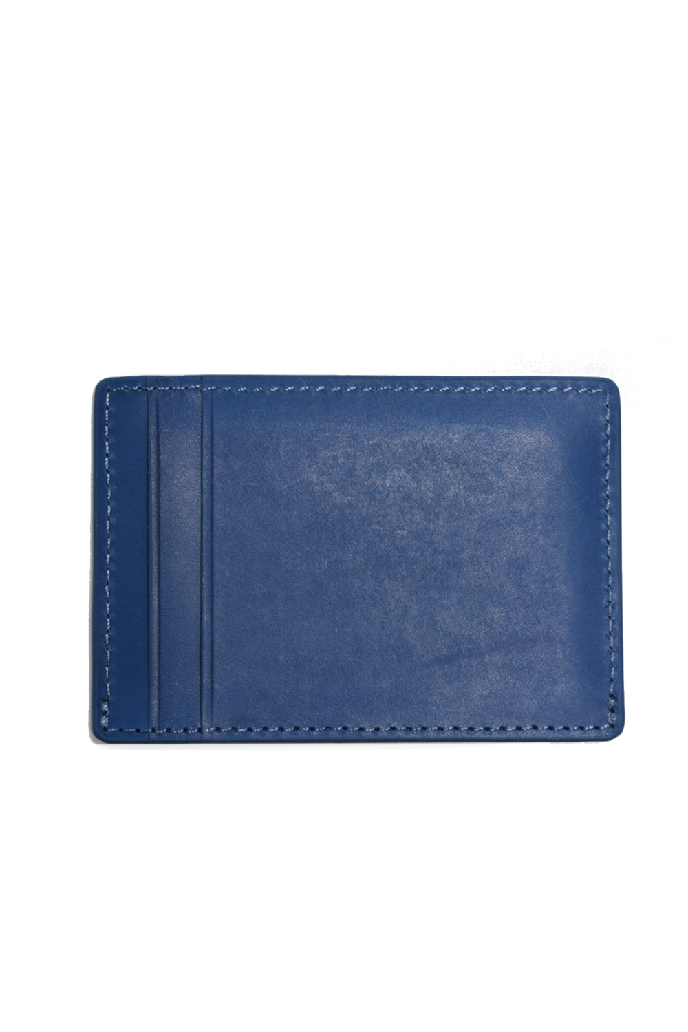 Navy Leather Cardholder