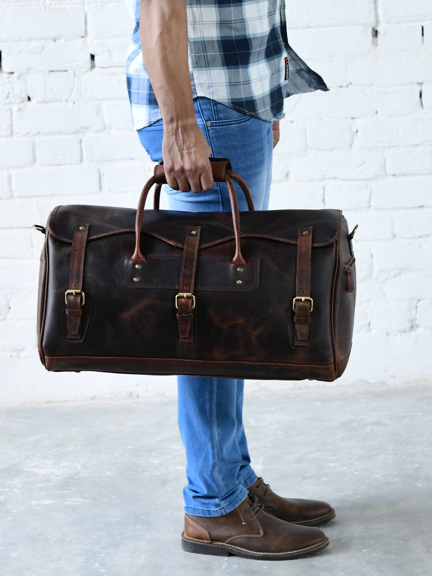 Chicane Leather Weekender Bag