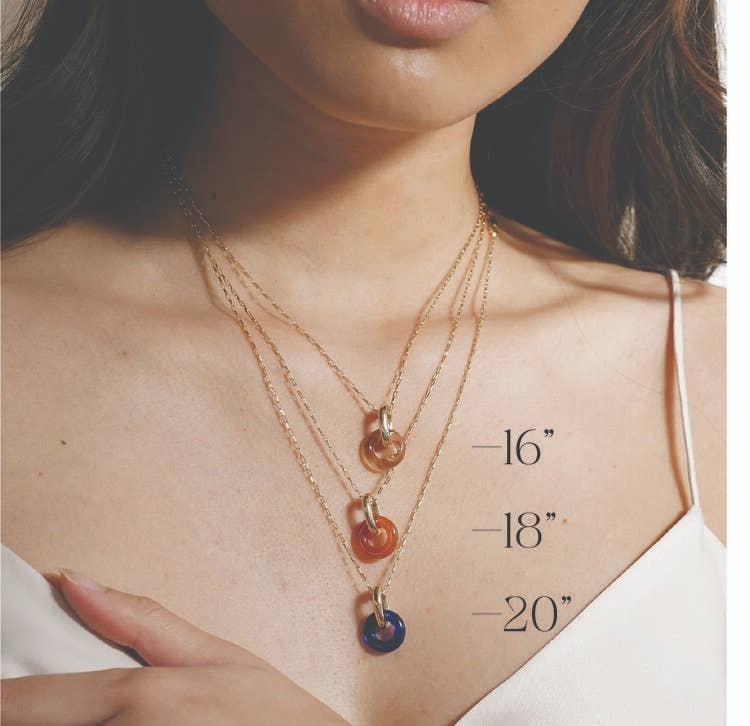 Anna Necklace - Brick