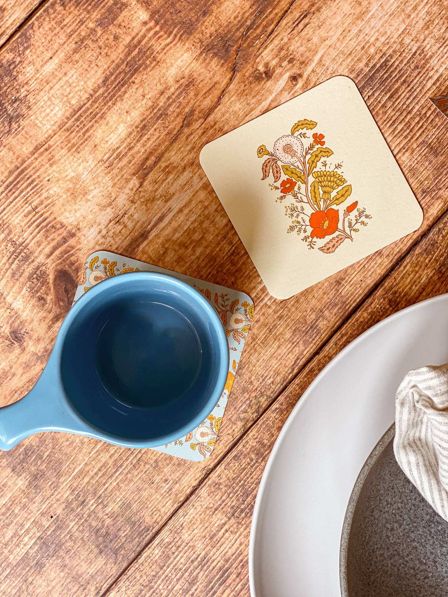 Wildflower Reverie Coaster Set-Double Sided