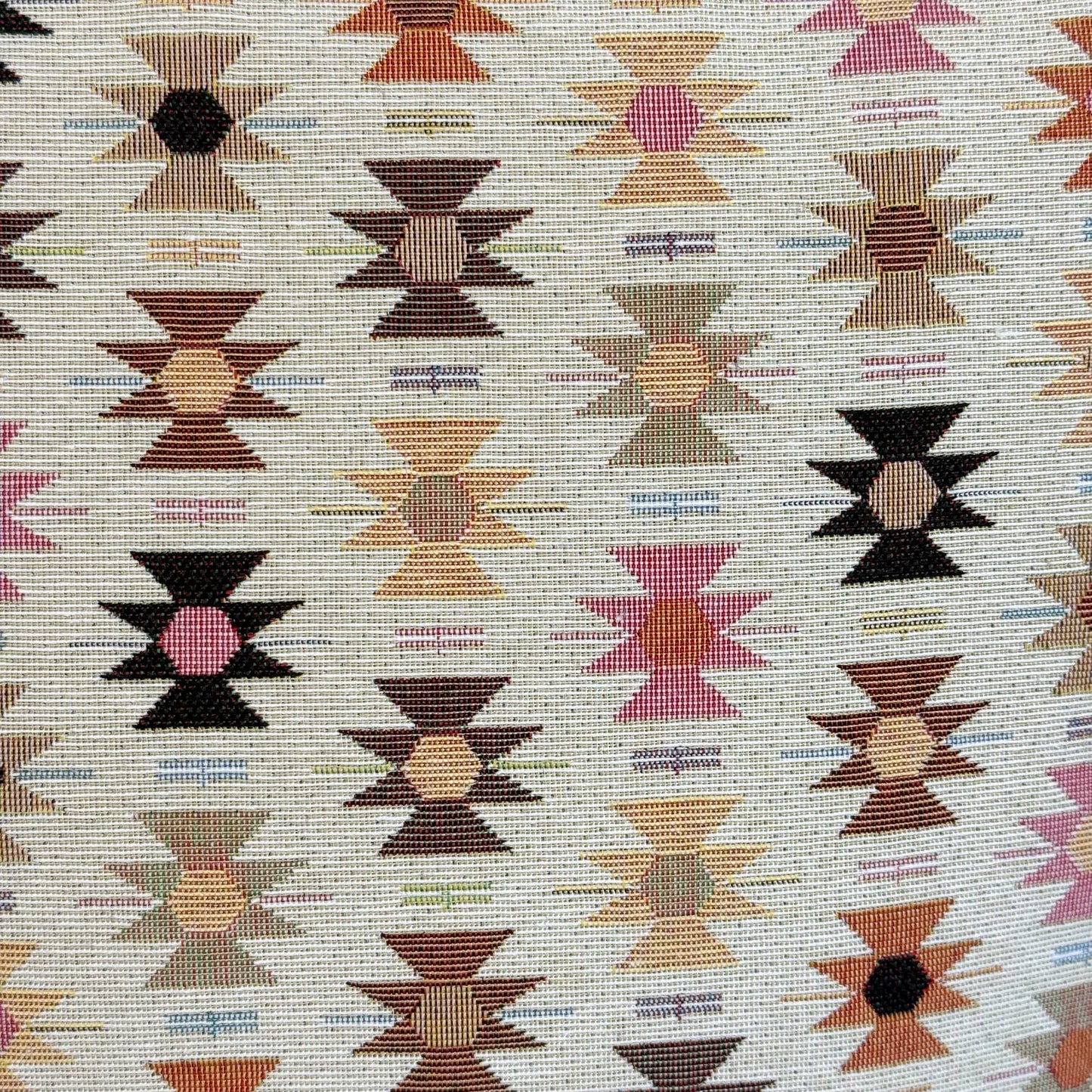 Zippered Bag in Spring Geo - Medium