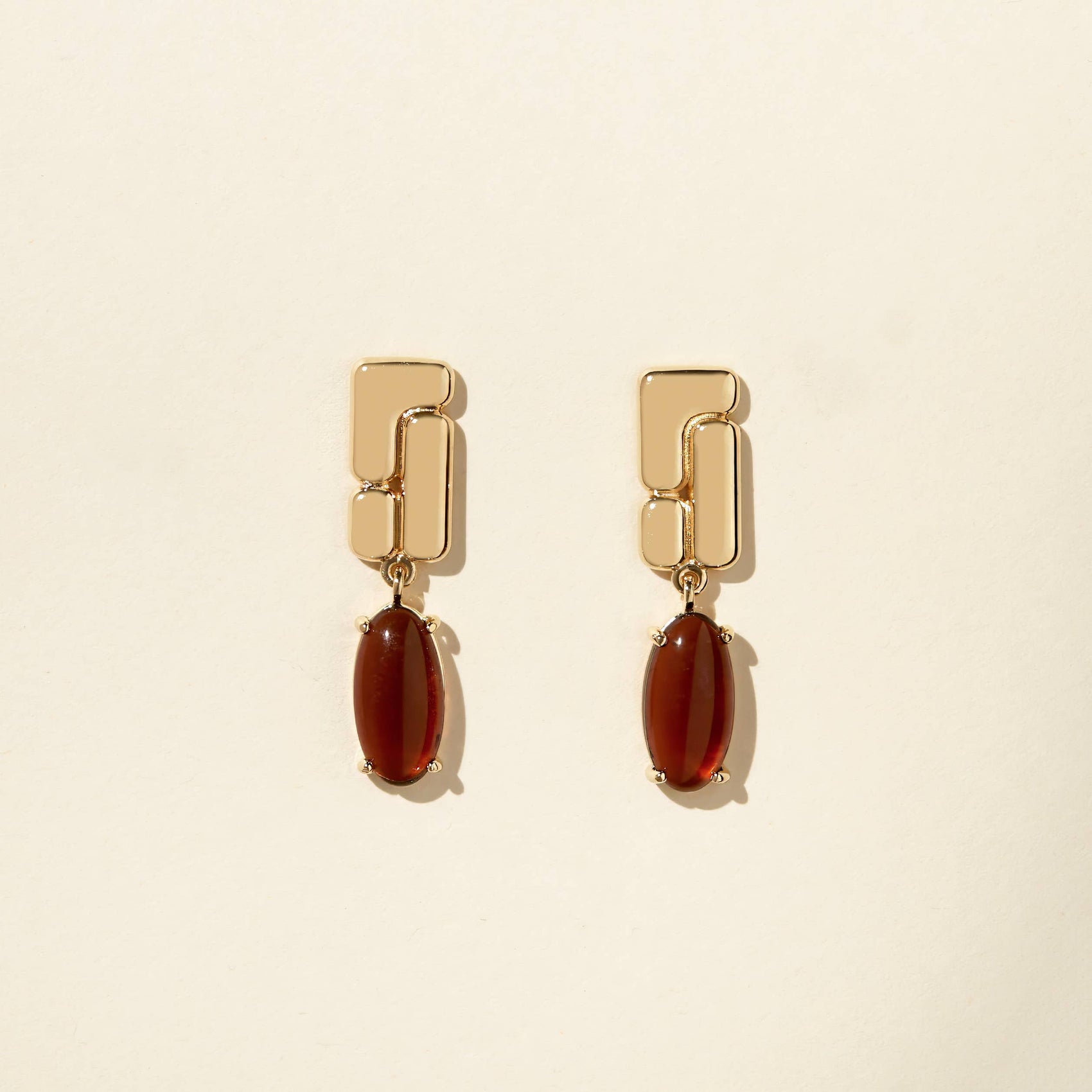 Belden Earrings - Brown