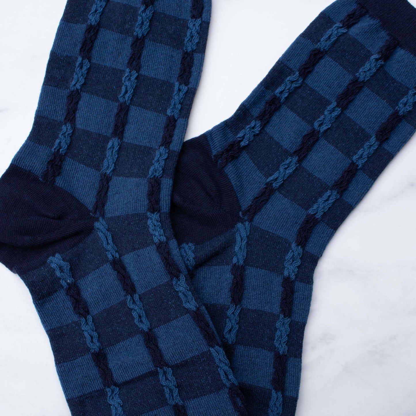 Vintage Twist Socks: Warm Olive