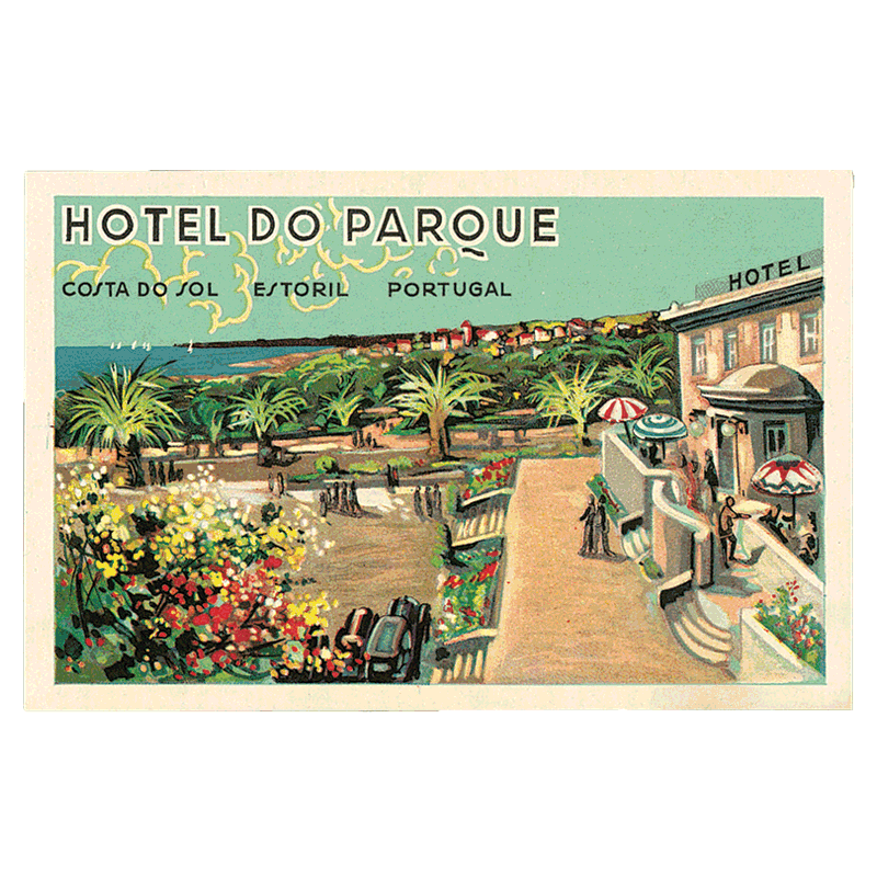 Sunny Climes - Travel Label Sticker Box