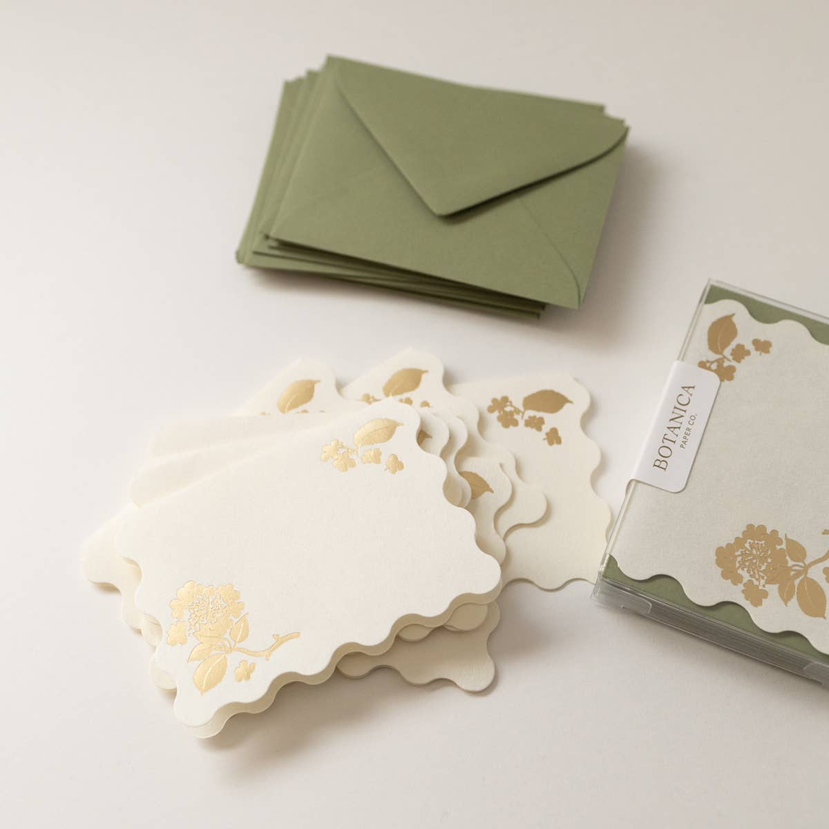 GOLD VIBURNUM | mini boxed cards of 8