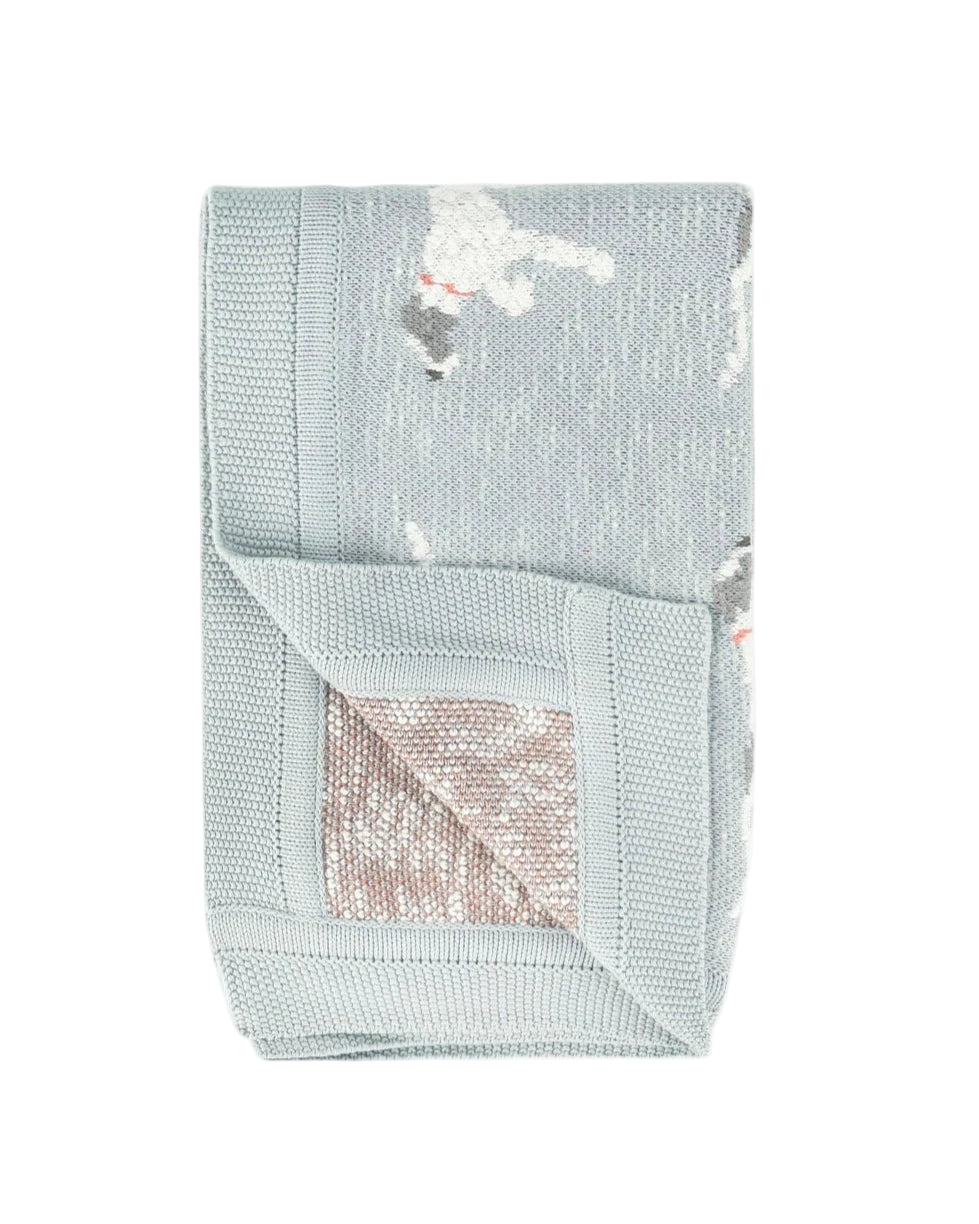 Cotton Knit Baby Blanket - Pointer