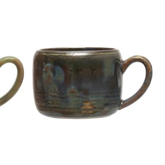 Stoneware Mug in Midnight Blue