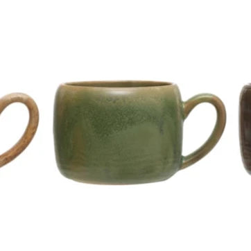 Stoneware Mug in Teal