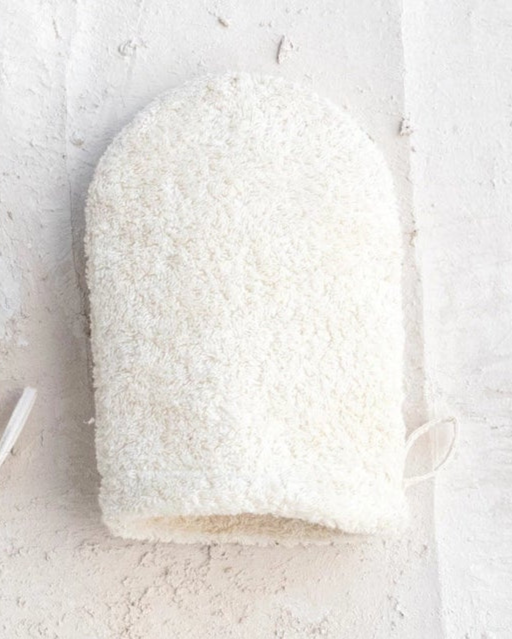 Terry Cloth Shower Mitt -- 2 Colors