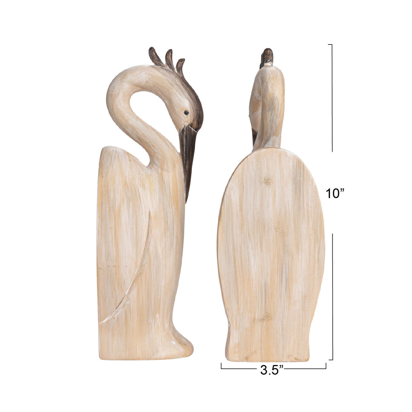 Heron Shaped Bookends