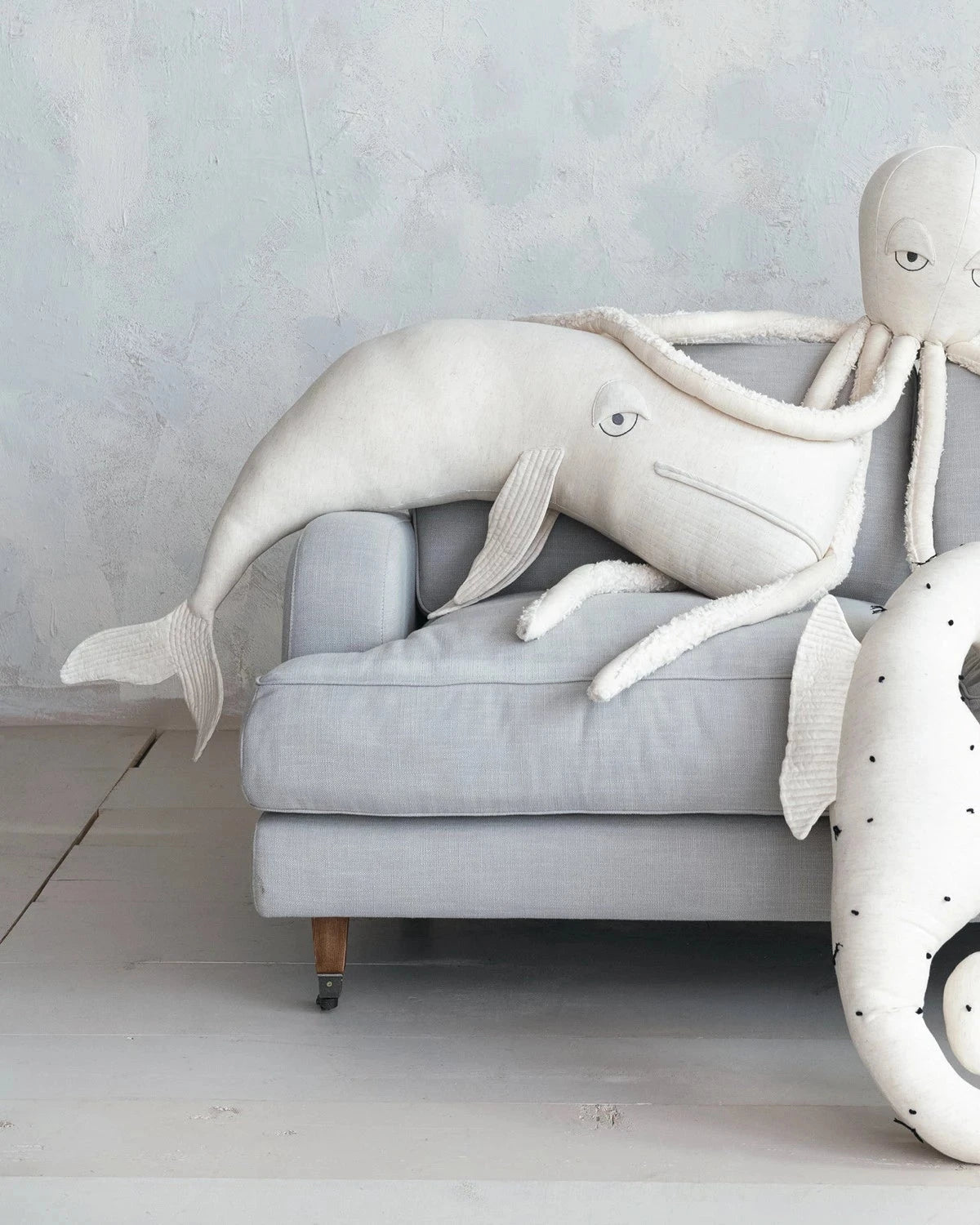 Oversized Whale Shaped Pillow