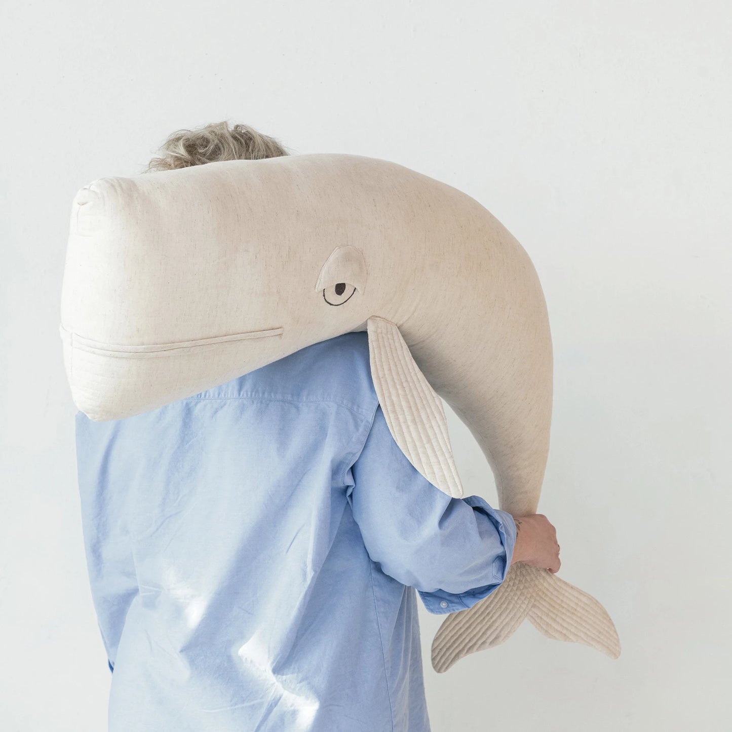 Oversized Whale Shaped Pillow