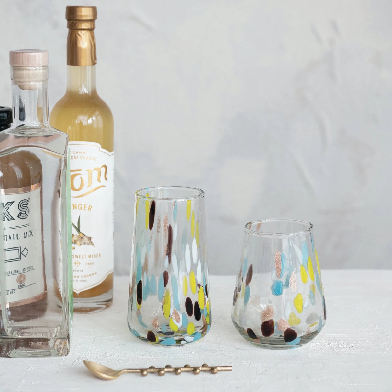 Confetti Drinking Glasses