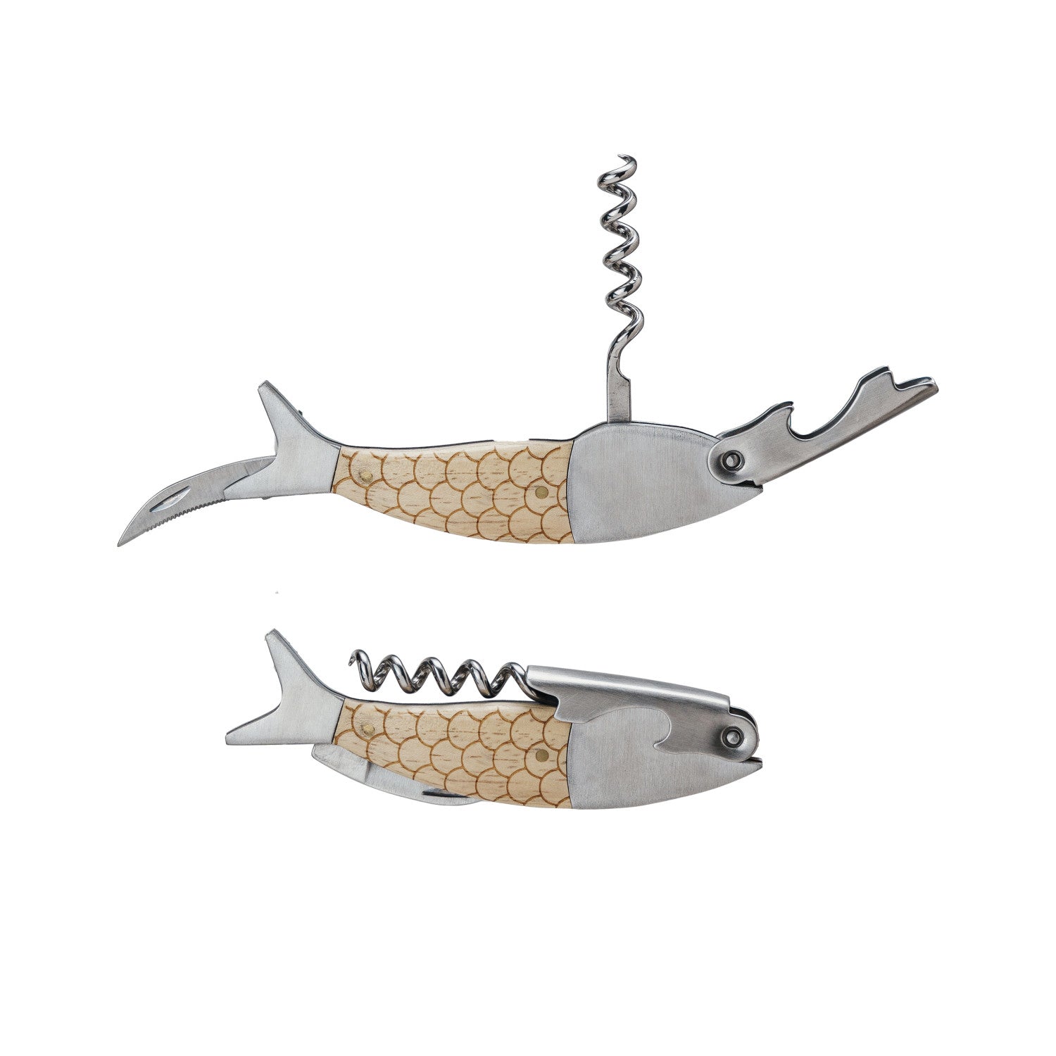 Fish Bottle Opener & Corkscrew